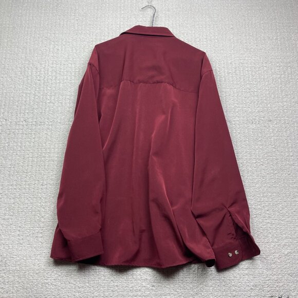 Danelli Men's Button up Dress Shirt Size XL Red Plaid Pocket Made In Canada - Picture 10 of 10